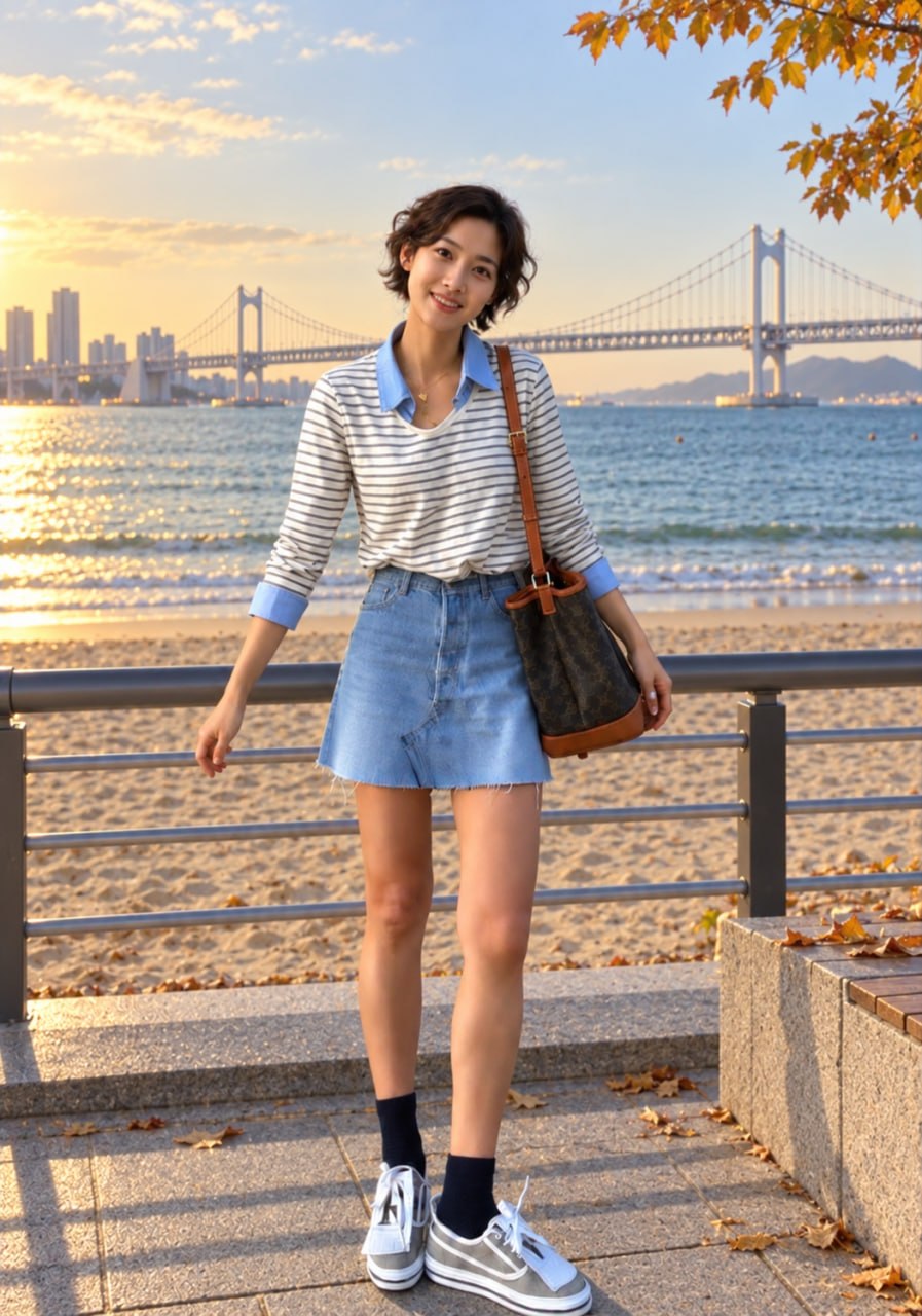 미우미우 가방 착용 컷
